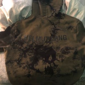 Helmut Lang 2018 japan dye sweatshirt